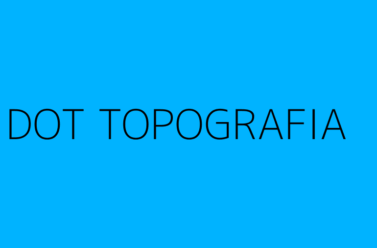 DOT TOPOGRAFIA